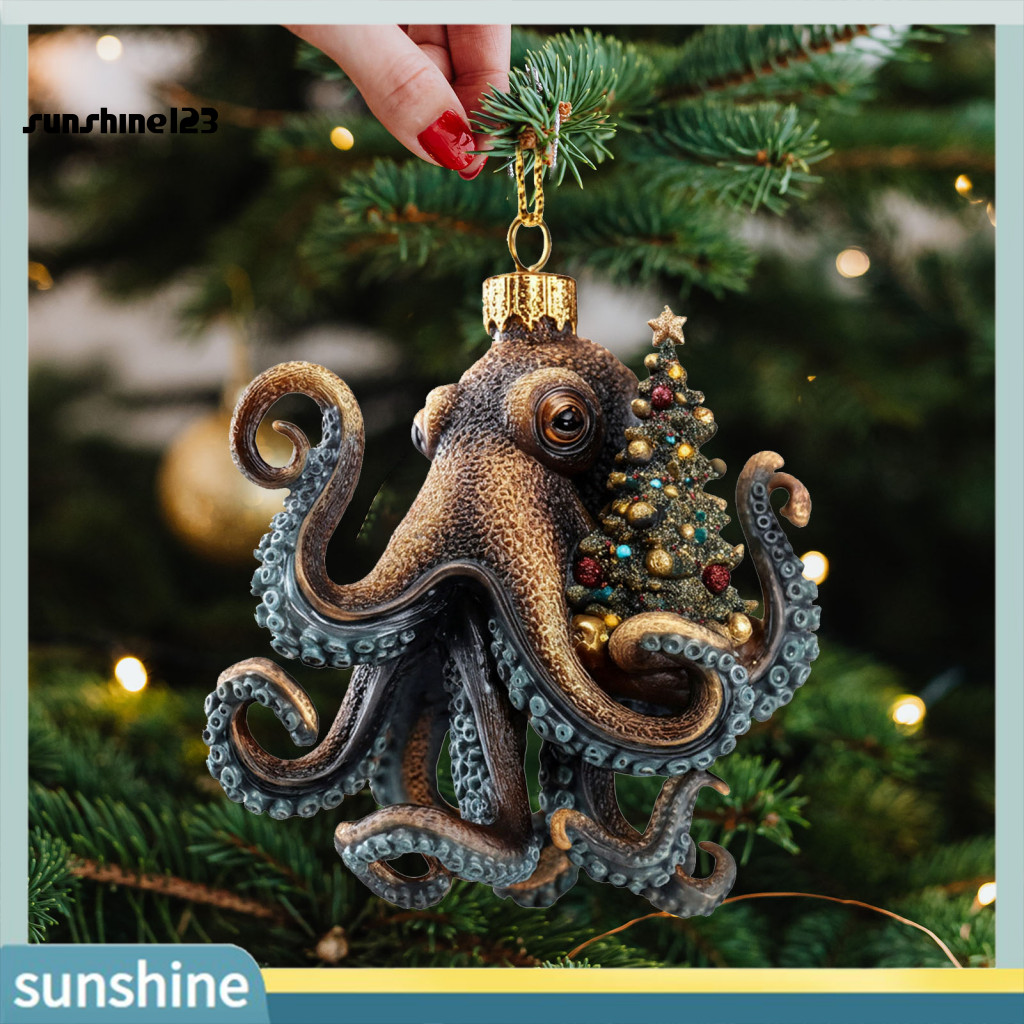 <Sunshine123> Hand-painted Christmas Ornament Coastal Christmas Decoration Ocean Lovers…