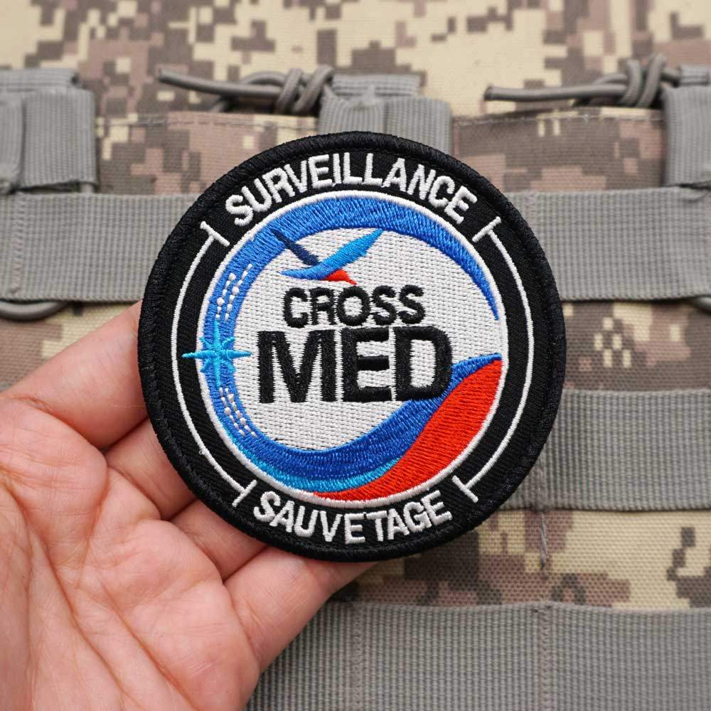 【Customized】AQ Aviation Medical Rescue Tactical Embroidered Morale Badge3D Velcro Patch /Badges/armband/Emblem Decorative For Jackets Jeans Backpack cap