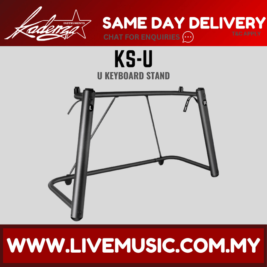 Kadenza KS-U U Shape Keyboard Stand With Locking Straps For 61, 76 And 88 Keys ( KS U / KSU / LMC )