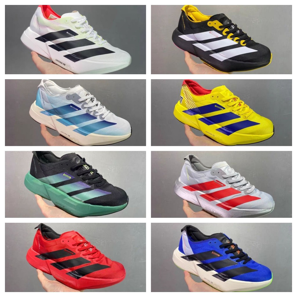 DSOZ * Adidas Adizero Adios Pro 4 Marathon Flyline Jaka Lightweight Breathable Casual Running Shoes