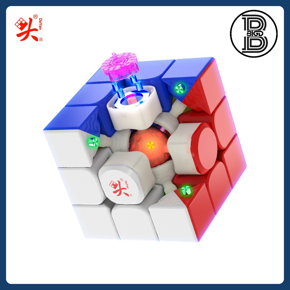 Dayan GuHong Pro+M 3x3 Speed Cube Maglev Ring System Frictionless Magnetic Cube