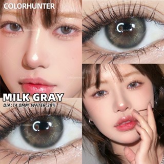 Purpose Durable Contact lens Colorhunter 2pcs 1 Year use Power 0.00 8.00 MilkBrown 14.00-14.2mm - Image 3