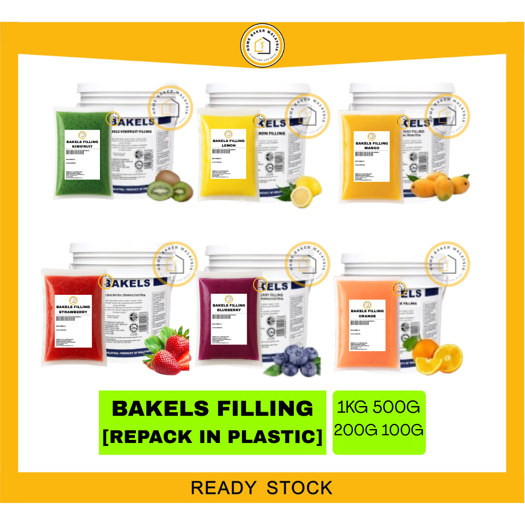 BAKELS FINO 5% FRUIT FILLING 1KG 500G 200G 100G - HOME BAKER MALAYSIA
