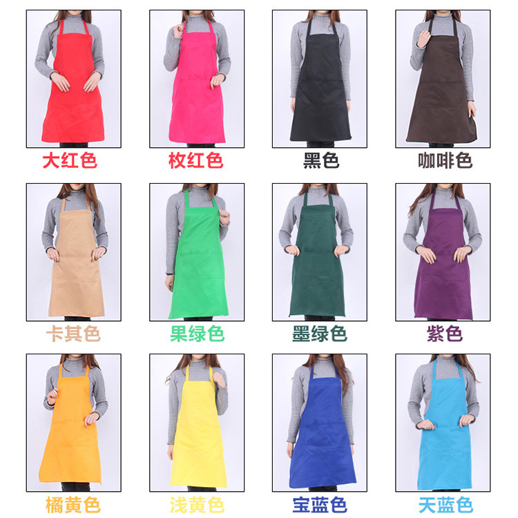 WHOLESALE with Pockets Pouch Cooking Apron Anti Stain Oil Proof Bibs Chef Waiter Cafe Restaurant Barber Household Tools