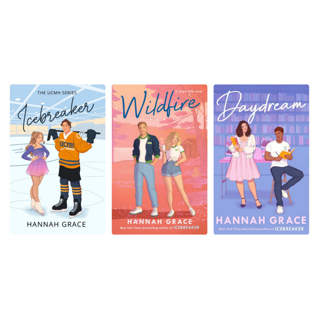 (Set) Maple Hills Series By Hannah Grace | 3 Books | Icebreaker | Wildfire | Daydream