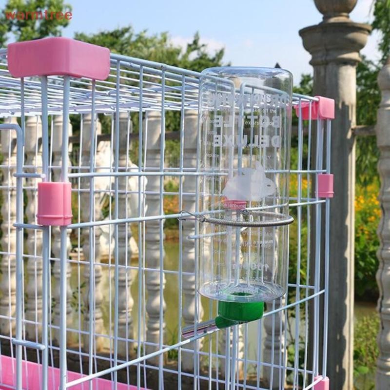 Purpose Durable (warmtree) Pets Rabbit 1000ml Large Water Bottle Pet Totoro Guinea Pig Dispenser Cage Hangable Bo - Image 3