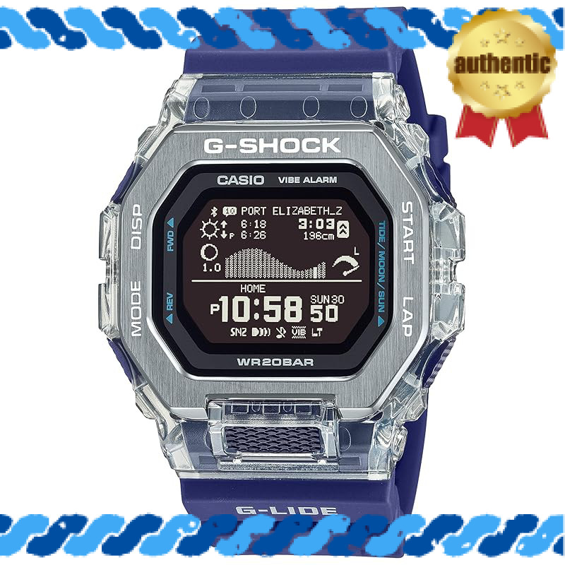 Casio G-Shock G-LIDE GBX-100S-2JF Bluetooth Men's Watch Blue Domestic Genuine Product Eco-Friendly Material