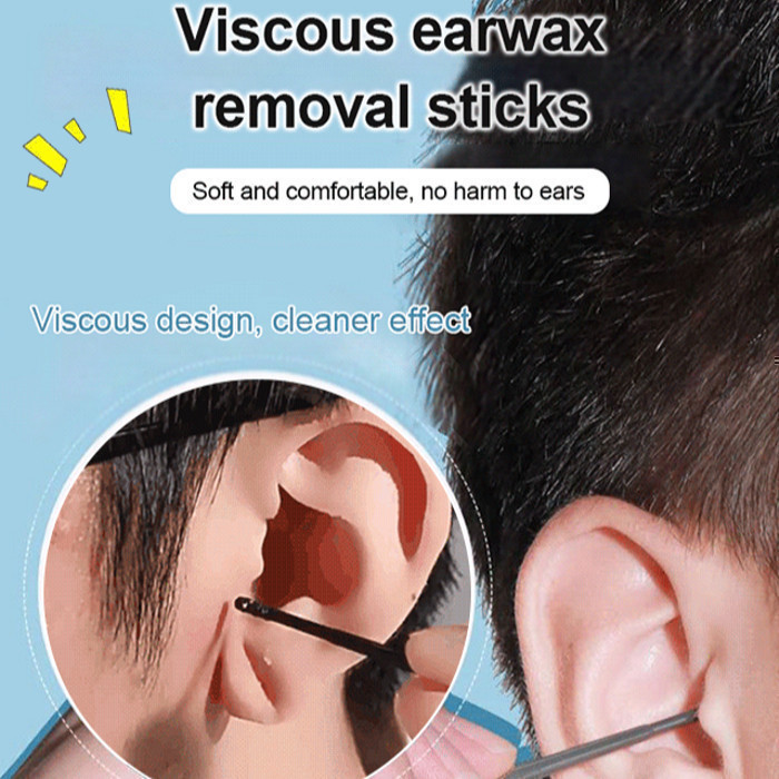 Versatile Purpose Diskaun terhad【Easily remove earwax】Sapu kapas pembersih saluran telinga melekit pakai buangNO.... - Image 3