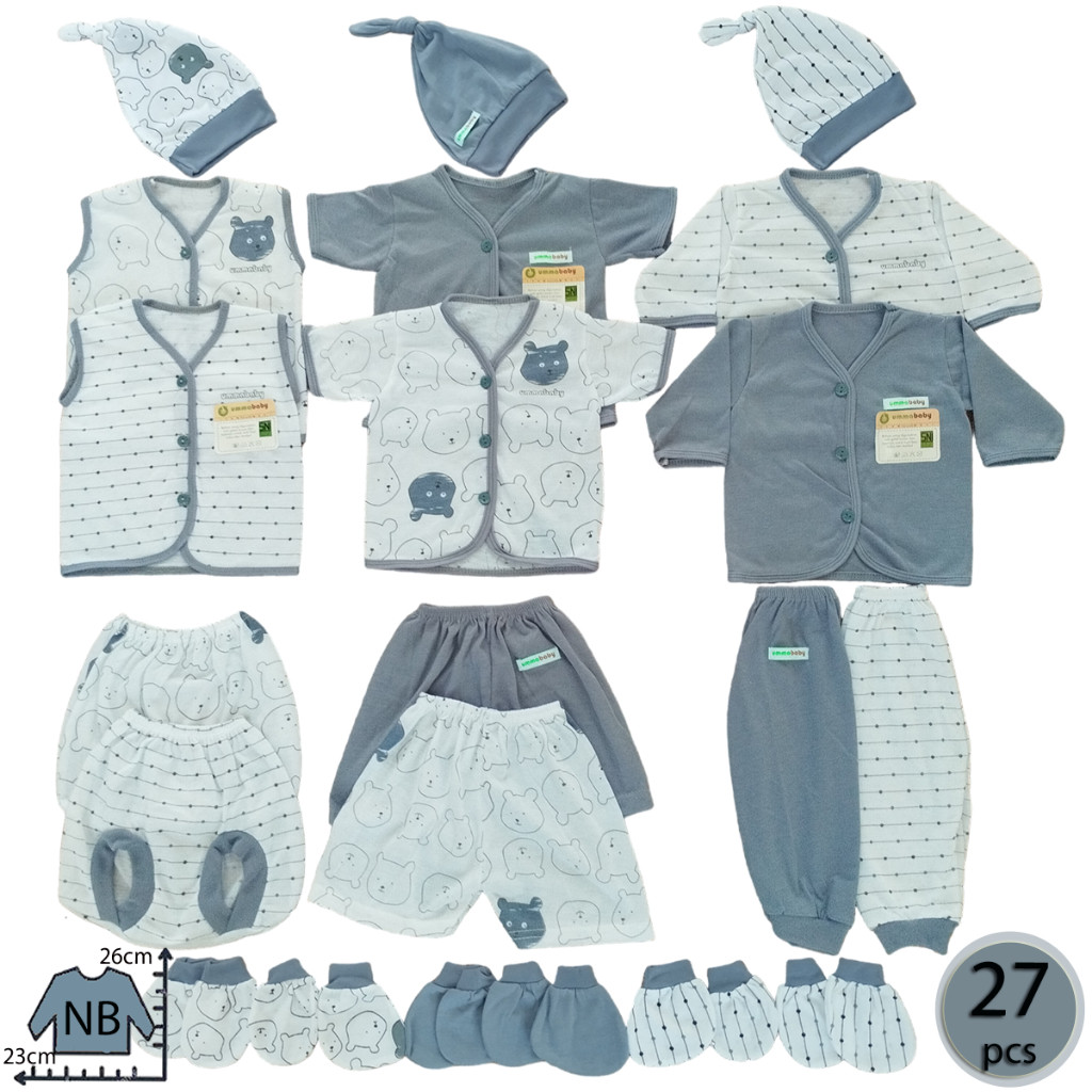 Must Premium 27 pcs Baby Girl Boy Clothes Newborn SNI Brojol Package 0-6 months Supplies Birth Have - Image 3