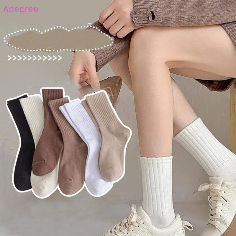 Adegree Winter Velvet Vertical Stripe Thick Warm Socks