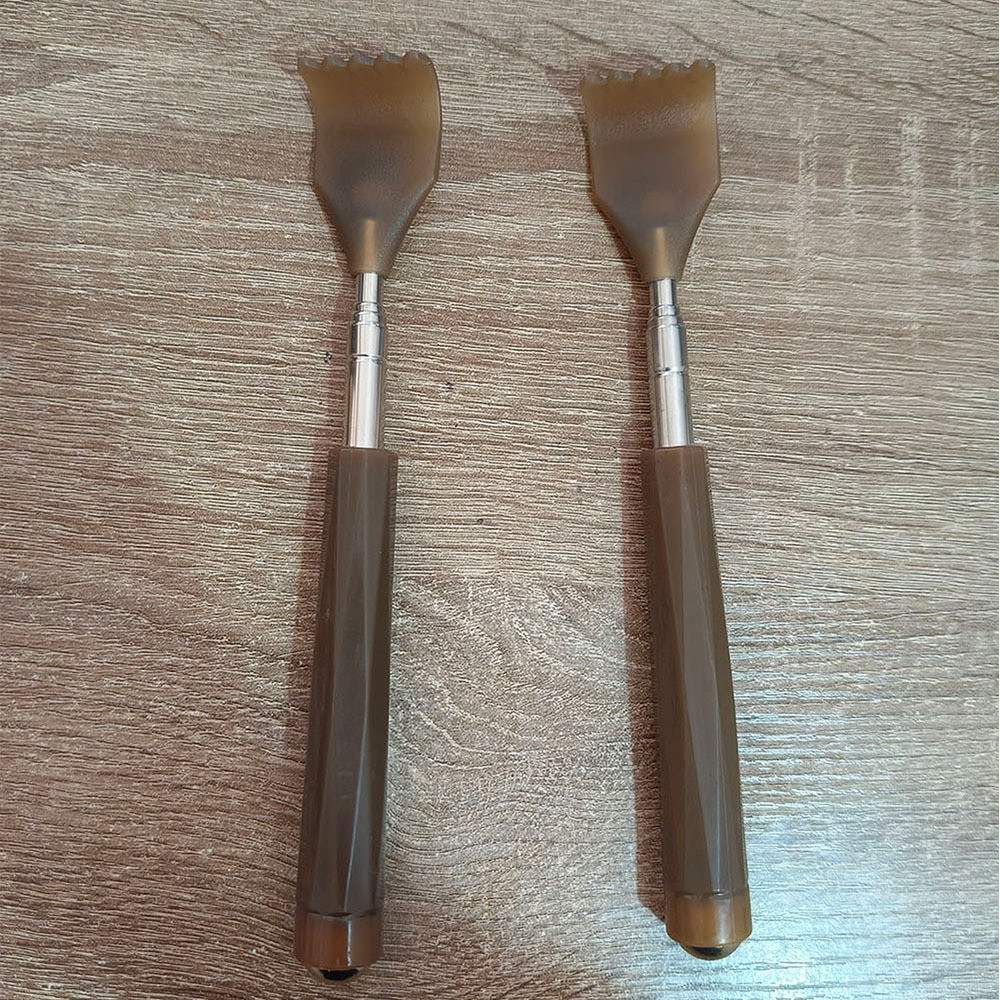 Horn Itching Retractable Scratching Back Scratching Back Scratching Device Back Rake Handheld Wire Control _ Ziya Shop