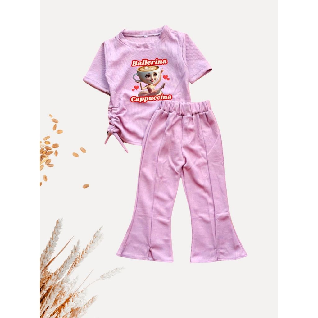 Essential Quality Girls' clothes ballerina capucina pictures 2-10 years t-shirts cutbray pants sets - Image 4