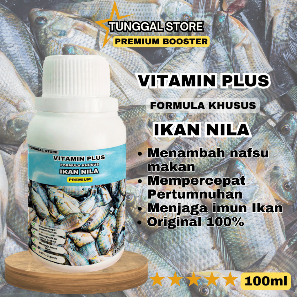 Abdul - VITAMINPLUS Tilapia fish growth booster Probiotic special formula 100ml packaging - VIRAL - Official Store - TOP 1