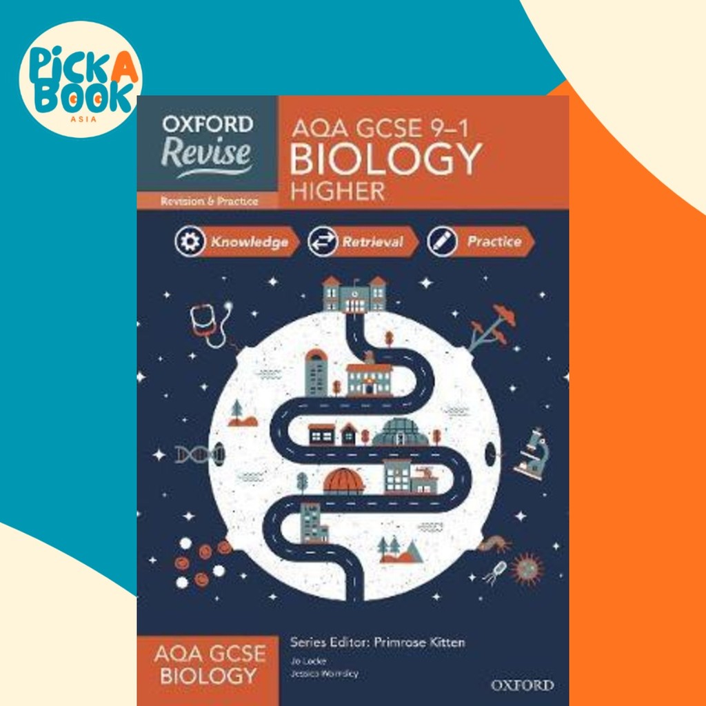 [100% Original Books] - Oxford Revise: AQA GCSE Biology Revision and Exam Practi by Jo Locke (UK edition, paperback)