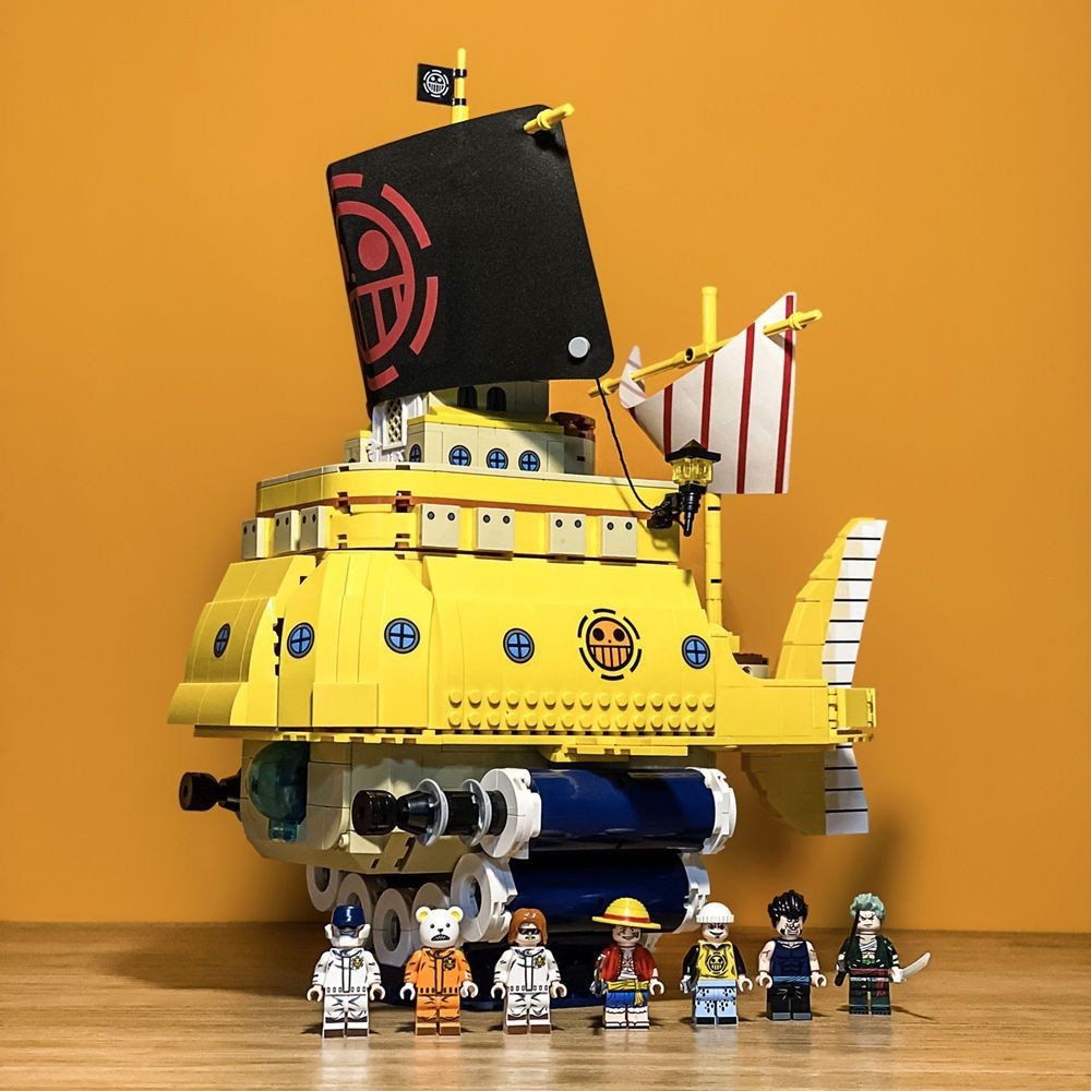 Compatible with Lego One Piece Wanli Sunshine Sonny Golden Merry Pirate Ship Assembled Building Block Toy Model Compatible with Lego One Piece Wanli Sunshine Sonny Golden Merry Pirate Ship Assembled Building Block Toy Model