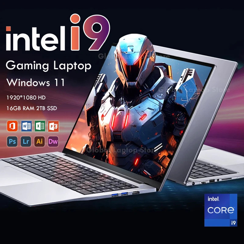 Buku Nota Mudah Alih Windows 11 Pro 14.1 Inci Komputer Riba Permainan Komputer Pc Gamer Intel Core I9 8950hk Pejabat Belajar Perniagaan La