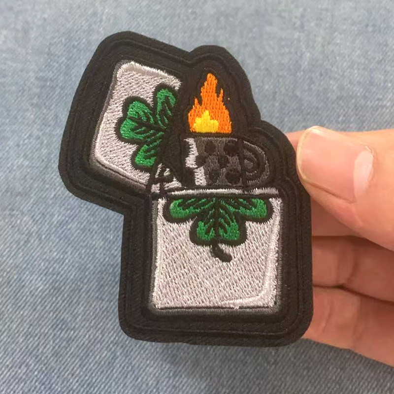 007 Repair Subsidy Embroidery Repair Clothes Decoration Sticker Bag Hole Fuel Retro Shoe Hat Lighter Pattern Patch Sticker SRDQ