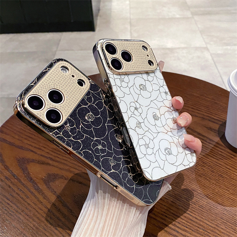 For Apple IPhone 14, 14 Pro, 14 Pro Max, 14 Plus, 13, 13 Pro, 13 Pro Max, Fashionable floral phone case, high-quality glossy anti drop protective cover