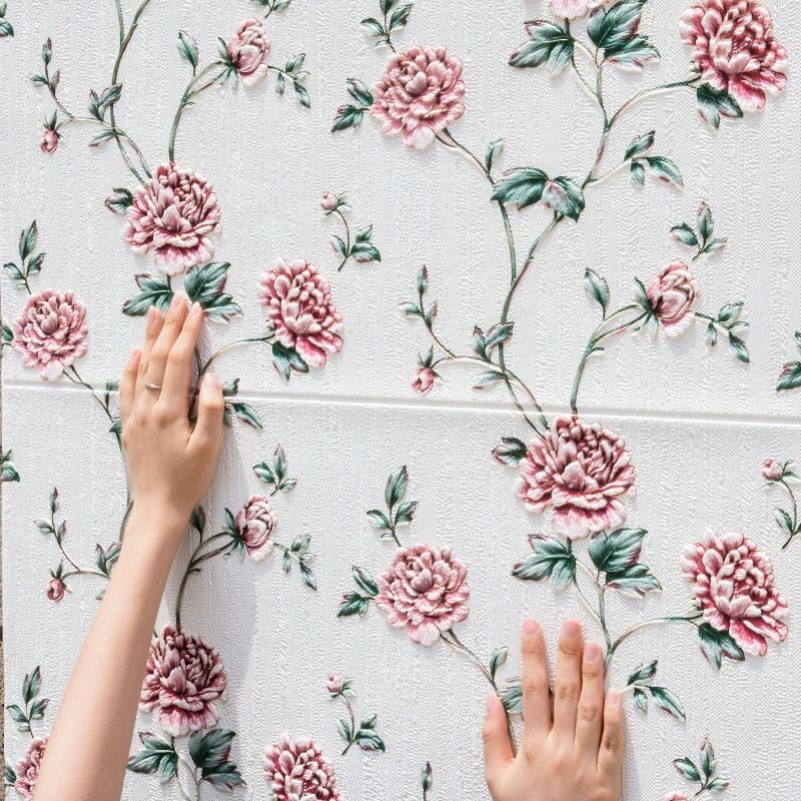 3D Wallpaper adhesive wall decor Sticker 3D DIY Self Adhesive Sticker Brick Foam Wallpaper DIY 3D自粘墙纸 3D Wall Pape Dinding / Pelekat Dinding 3D Wallpaper Brick Wall Stickers