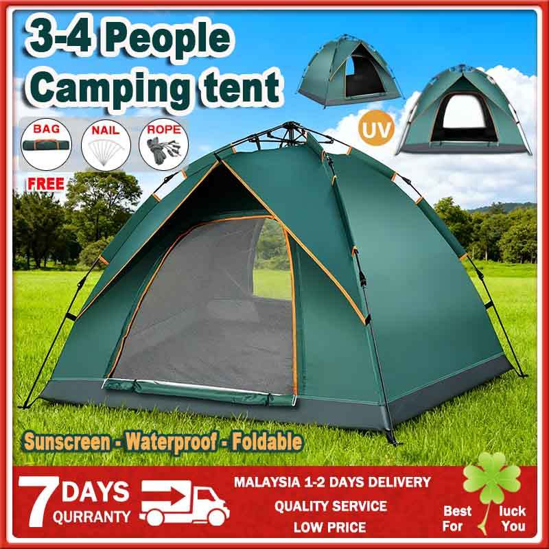 【Waterproof】 Automatic Camping Tent Waterproof UV Resistant Quick Setup Tent 12P 34P Outdoor Hiking
