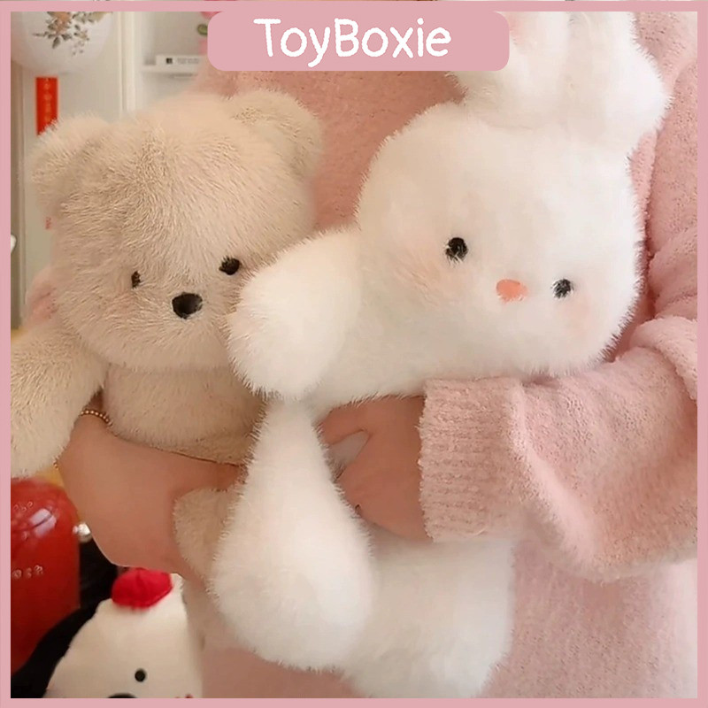 Run Run Soft Plush Toy Rabbit Bear Cute Soothing Toy Plush Doll Stuffed Toy Mainan Lembut Gift 毛绒玩具