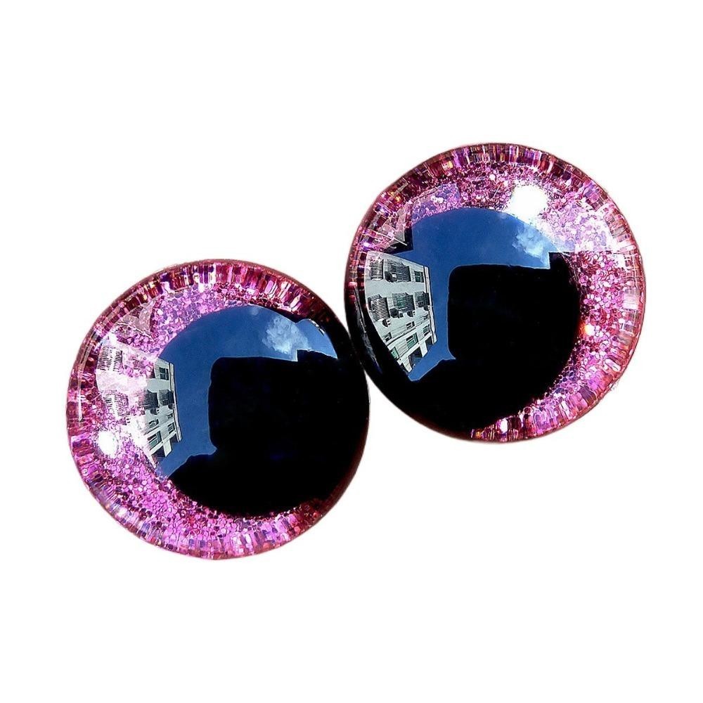 Versatile Durable JARRED 10PCS/LOT Toy Glitter Safety Eyes Cartoon Comical Round Bear Dolls Doll Par Must - Image 3