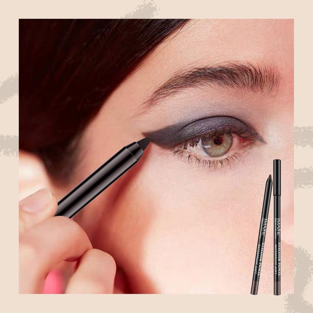 Essential Versatile IMAGIC Waterproof Eyeliner Pencil Sharpener Black/White/Nude Color Reliable - Image 2