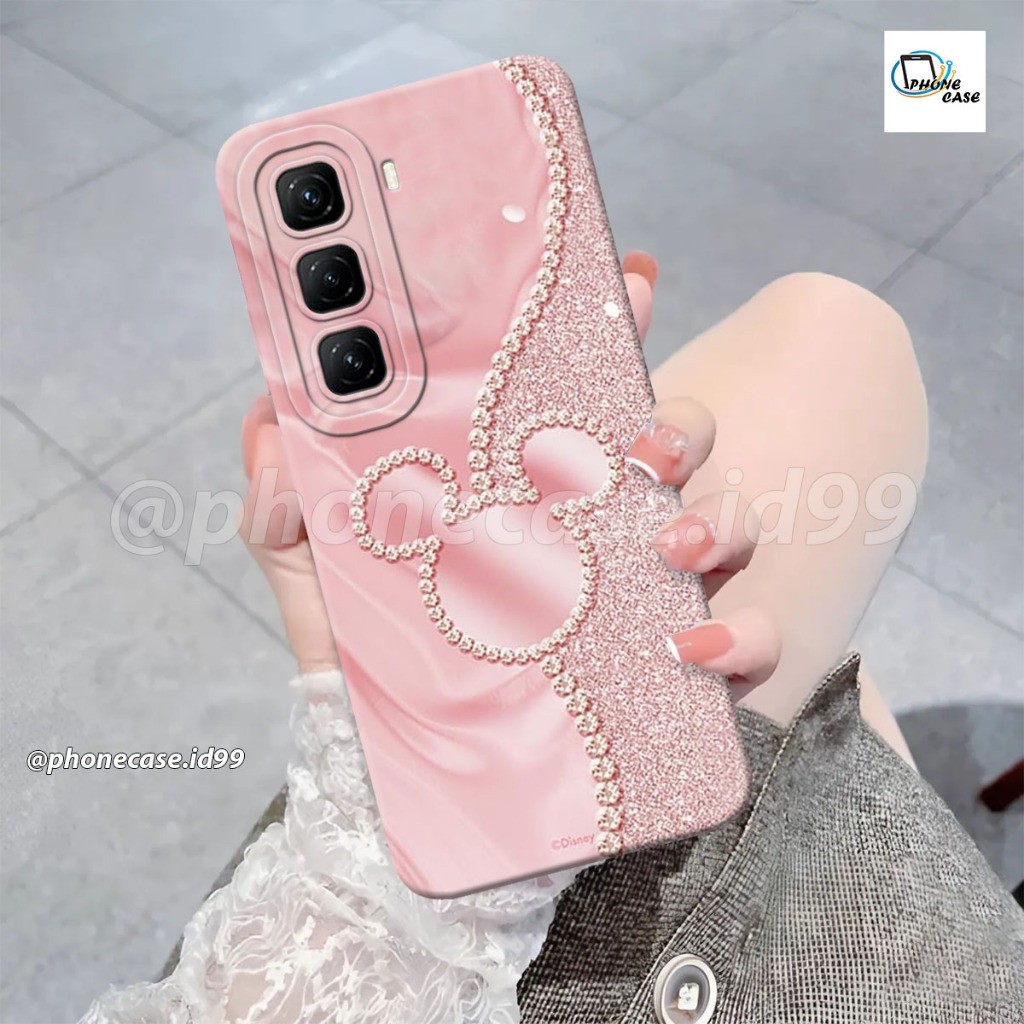 Starlight Case Infinix Hot 50 Pro Plus Hot 50 Pro Hot 50 4G/5G Latest 2024 Fashion Case Procamera Macaron Silicone TPU
