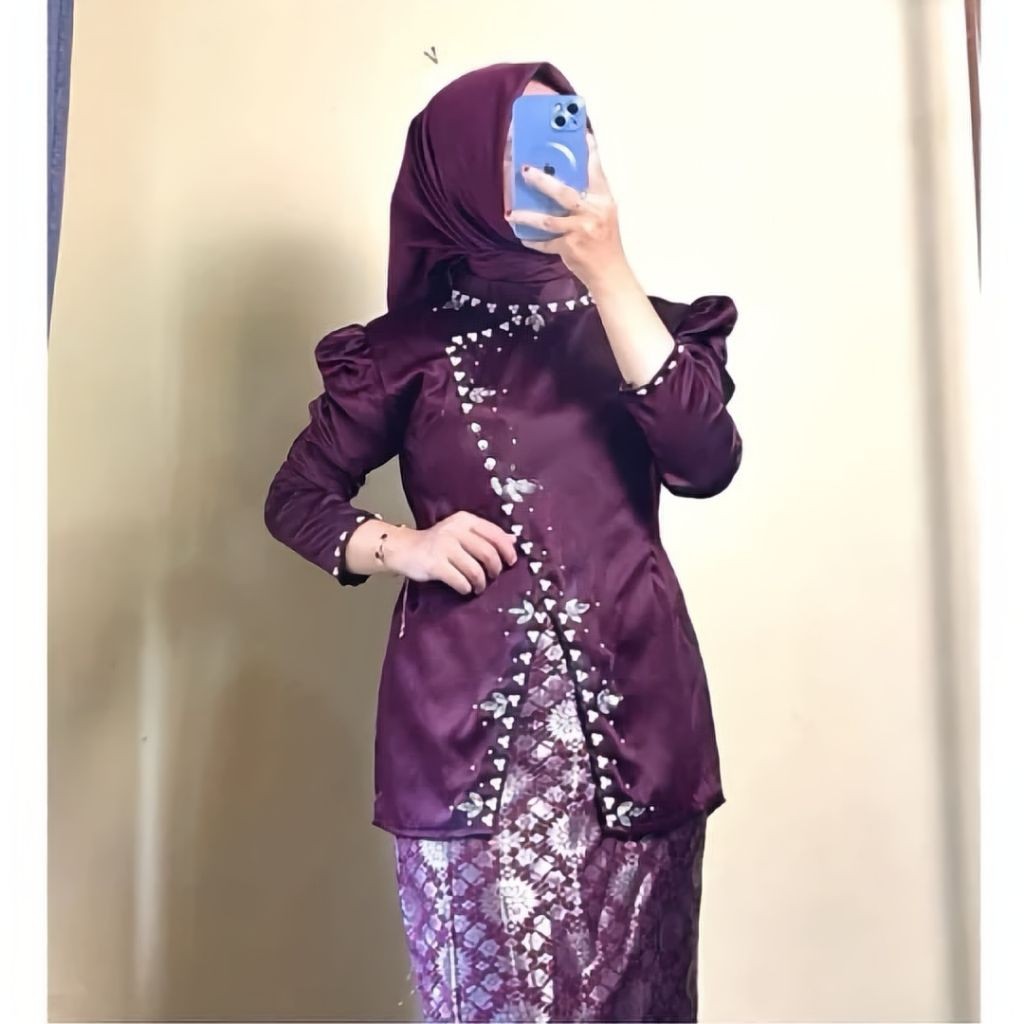 Ter Reliable INARA ROK SONGKET one set satu setel kurung melayu Baju Modern Premium - Image 3