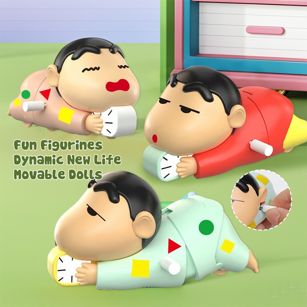 Oni Crayon Shin Chan Wind-up Toys Moving Toys Doll Toys Desktop Doll Decoration Toy 蜡笔小新
