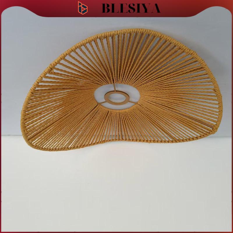 [Blesiya] Woven Rope Lampshade, Pendant Light Cover, Ceiling Lantern Cover, Rustic for Lantern