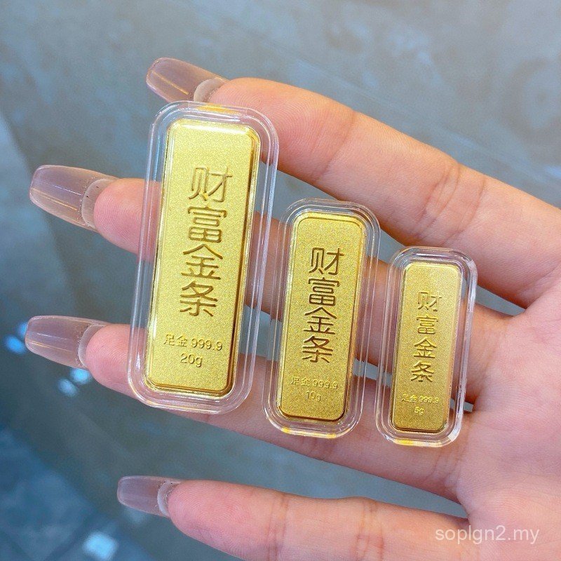 Emas Tulen 999 Pelaburan Bar Emas Barang Kemas Barang Kemas Cangkang Air&hellip;