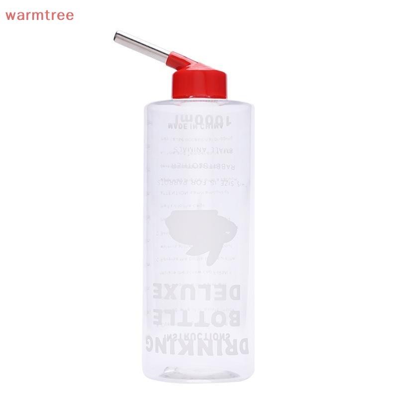 (warmtree) Pets Rabbit 1000ml Large Water Bottle Pet Totoro Guinea Pig Water Pet Dispenser Cage Hangable Water Bottle Bo