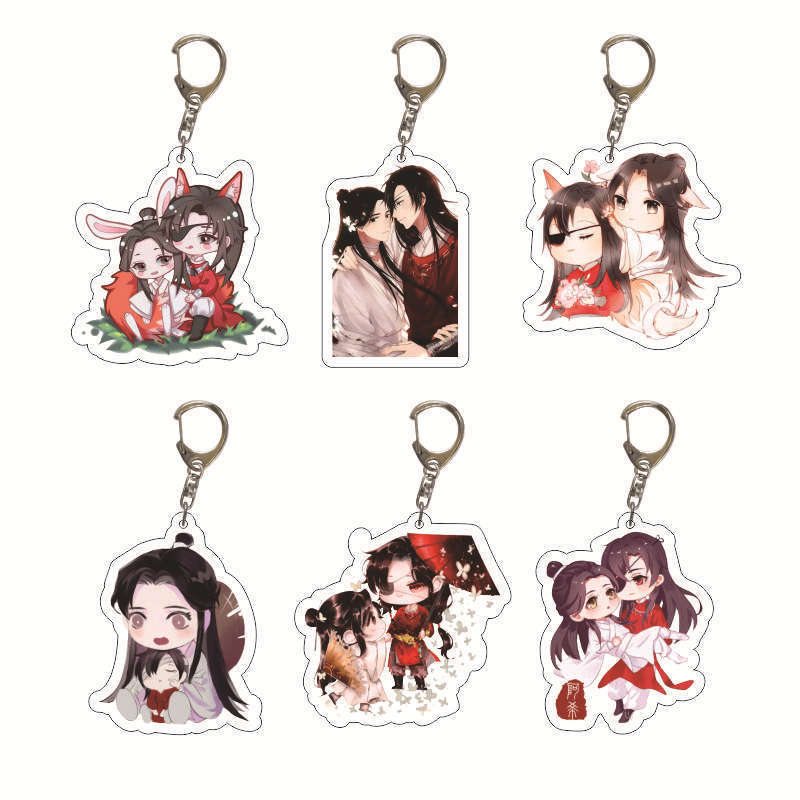 官赐福亚克力亚克力透明双面官谢怜花城动漫周边手办挂Official blessing acrylic transparent double-sided official thanksq2r7yf6m13.my20251103