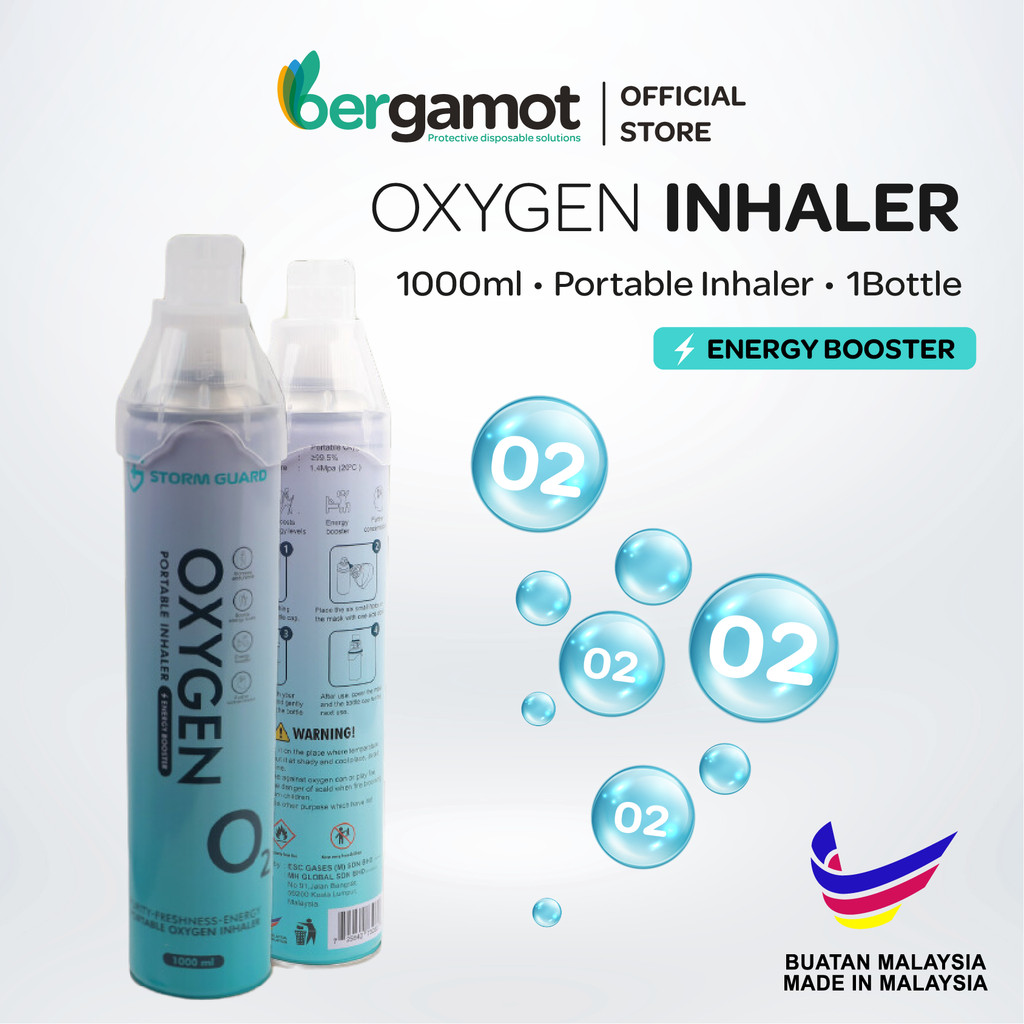Portable Oxygen Inhaler Outdoor | Indoor | Sports (1000ml)