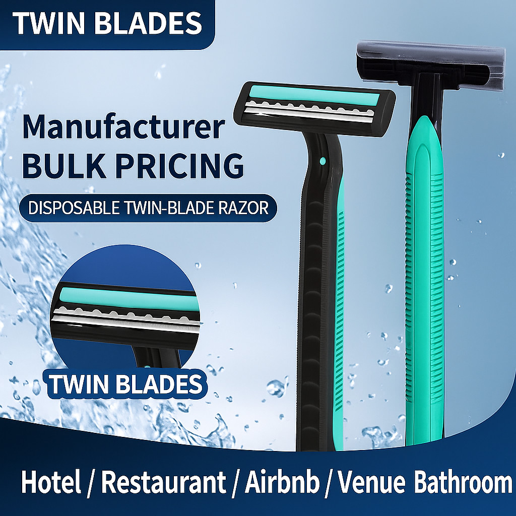 Travel Hotel Disaster Relief Disposable Razor Blade Clean Body Shaving Hair Remover Pisau Cukur Pakai Badan Bersih Bulu
