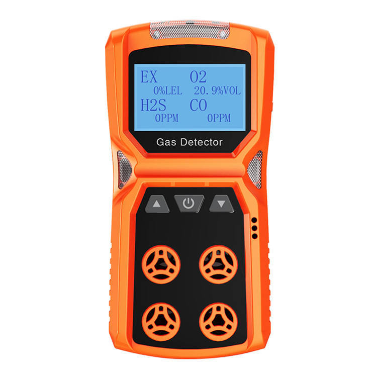 New & Original RCXAZ Portable 4-in-1 Gas Detector Sensor Composite Handheld Alarm Rechargeable Multi-Purpose Oxygen Meter Explosive Gas