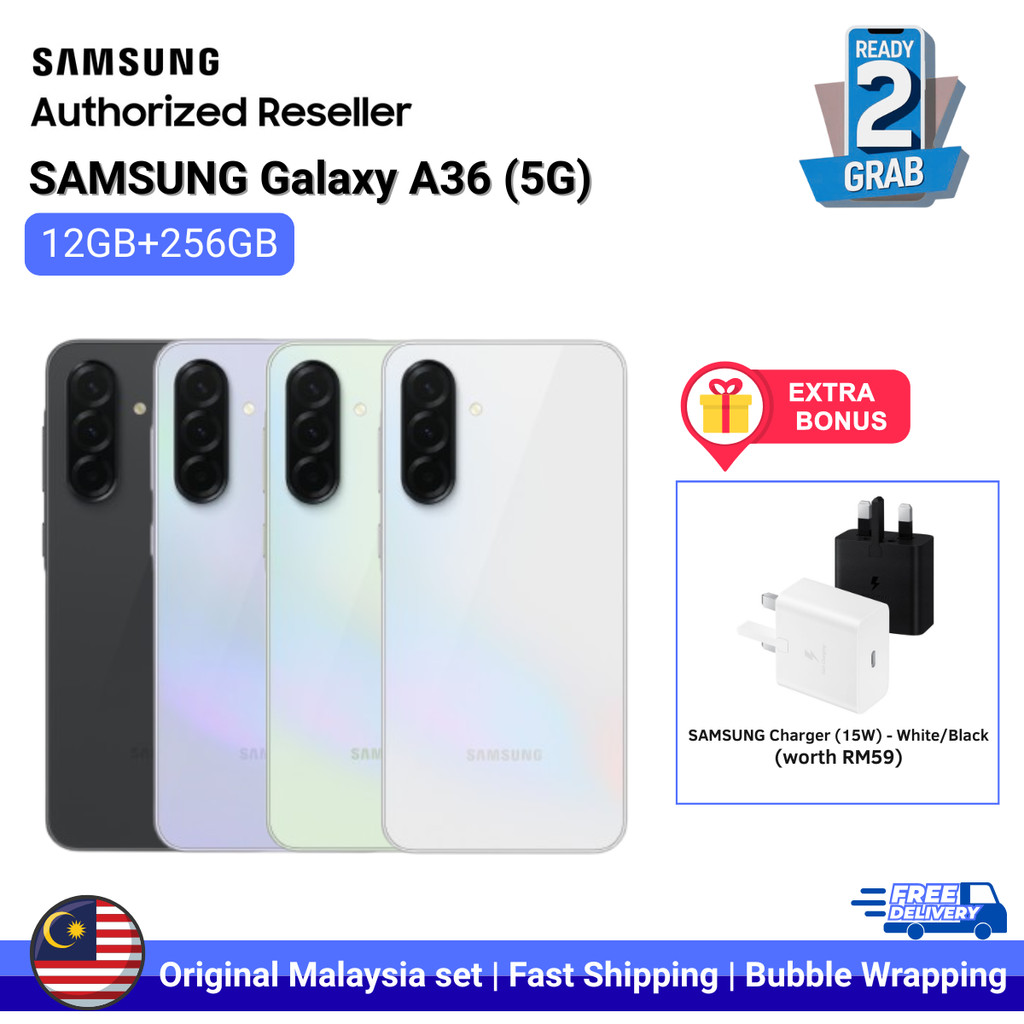 SAMSUNG A36 (A366) / A26 (A266) (12GB+256GB) 100% Original Warranty Samsung Malaysia