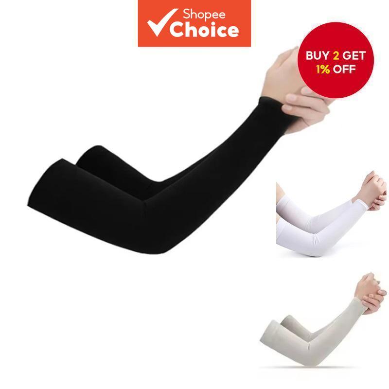 Men's and Women's Summer Cycling Arm Sleeves - Ice Silk for Outdoor Sports Sun Protection, Breathable Lengan Pelindung Kitaran Musim Panas untuk Lelaki dan Wanita, Lengan Silikon Ais untuk Sukan Luar,
