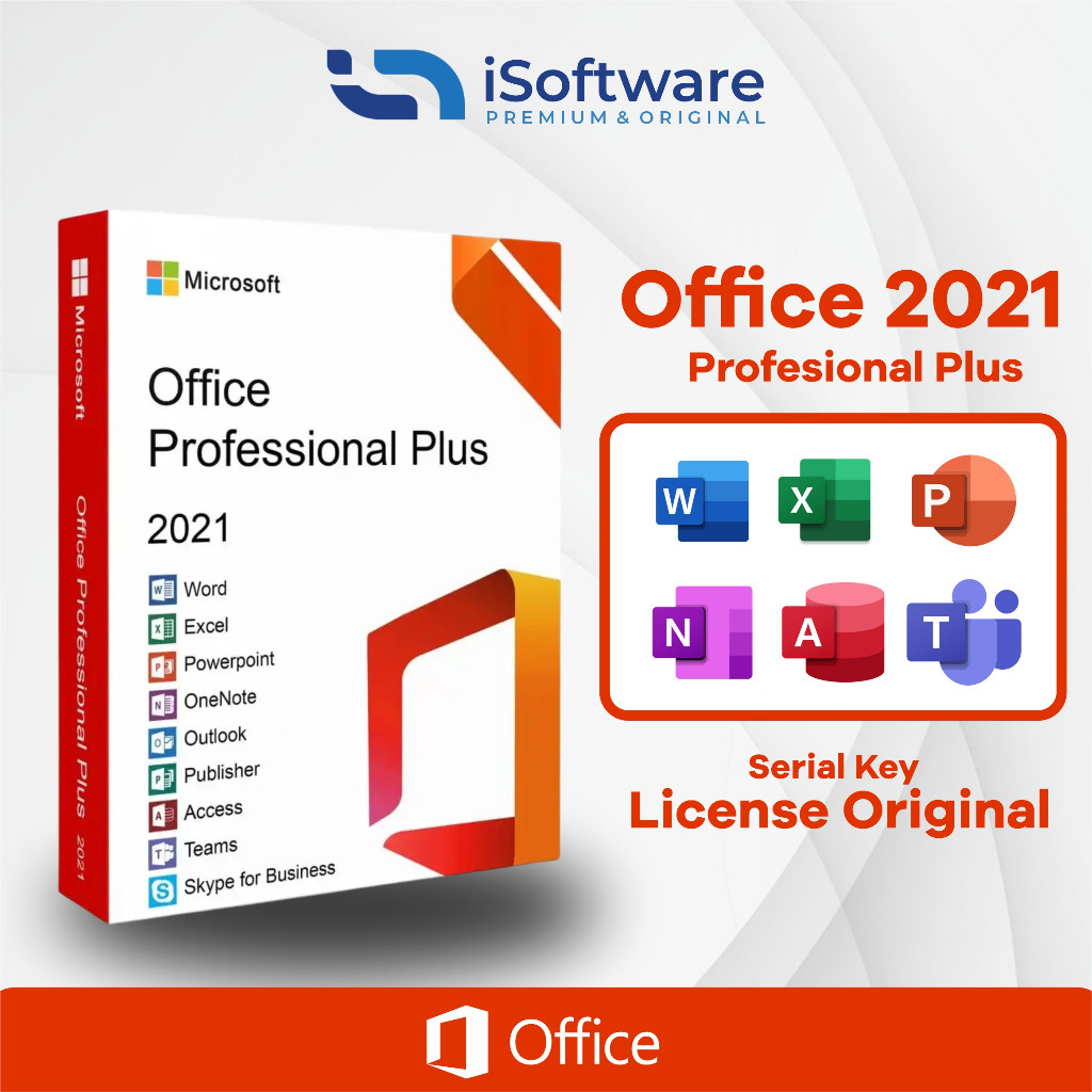 100% Ori | License Office 2021 | 2019 | 2016 | 2024 | 365 | Professional Plus Serial Key For Windows