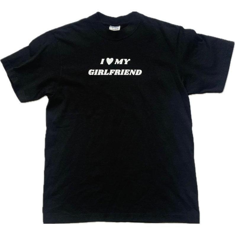 Saya suka t-shirt teman wanita saya, Hadiah Untuk Dia, Hadiah Untuk Dia, Saya suka Baju, Baju I heart, Pakaian Lelaki C