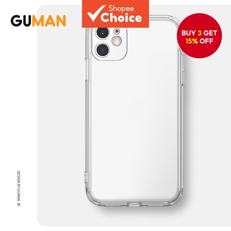 GUMAN Soft Transparent Shockproof Phone Case Casing for iPhone 14 13 12 11 Pro Max SE 2020 X XR XS ip 8 7 Plus Clear XYB01