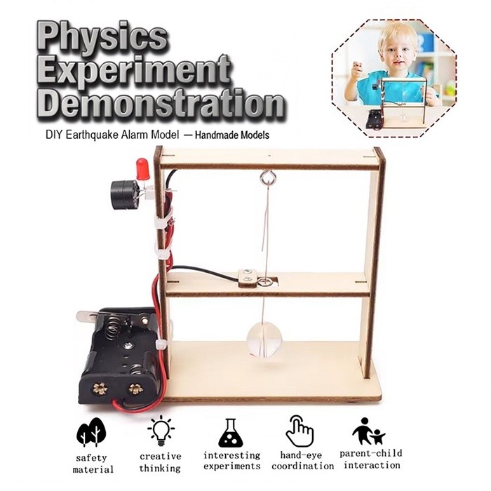 Projek RBT KSSR KSSM - DIY Alarm Gempa Bumi - STEM Reka Bentuk Teknologi Tahun 5 / Earthquake Alarm Model Kit Science