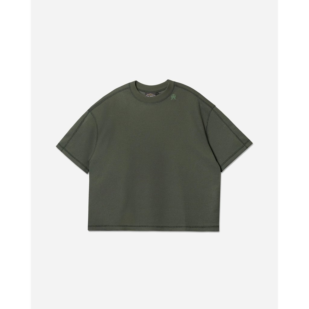AGAINST LAB X HdPc FABRICATOR WAFFLE TEE (MOSS)