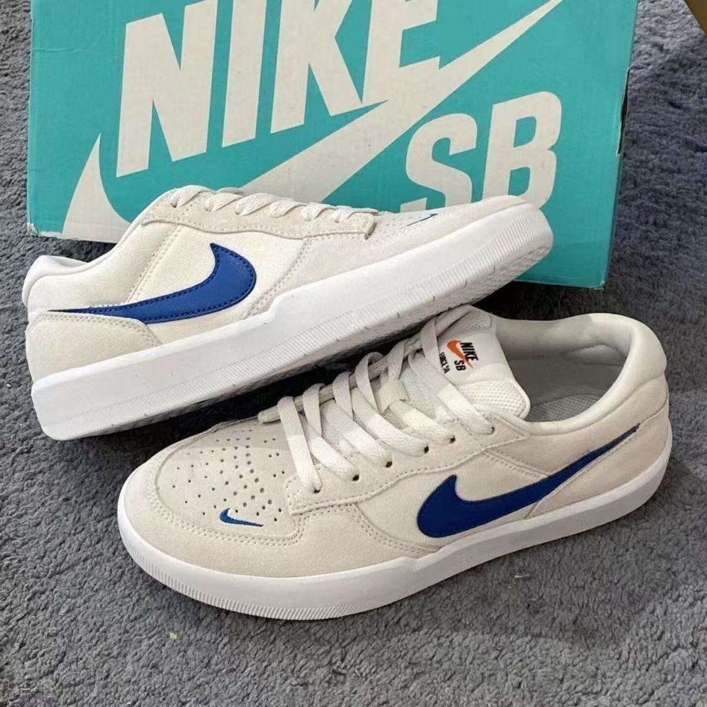 Nike Pure  SB Force 58 Gray Blue School Pants God of War Low-Top Wear-Resistant Casual Skateboard Shoes Campus All-Match Men Women Sports Shoes TLDQ