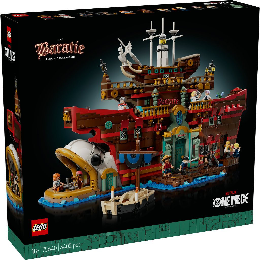 LEGO 75640 One Piece The Baratie Floating Restaurant (3402 pieces)
