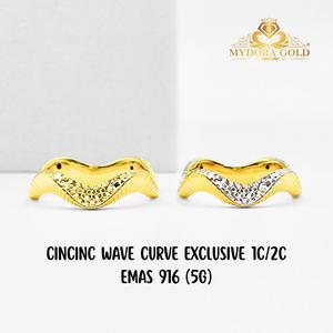 MYDORA Cincin Wave Curve Exclusive 1C/2C (5G) | 916/22K