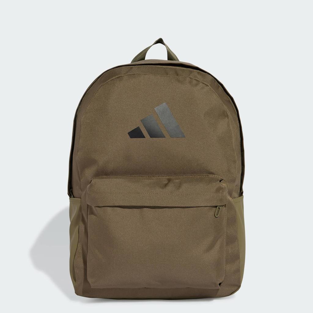 adidas Lifestyle Classic 3 Bar Logo Backpack Unisex Green IS7051
