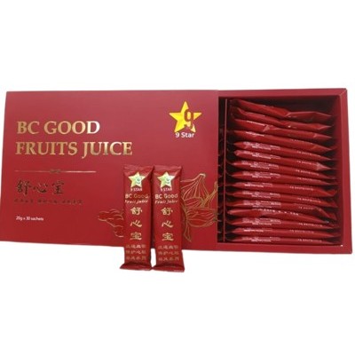 【AUTHORISED DEALER】9STAR 舒心宝 SHU XIN BAO 姜蒜柠檬苹果醋 Healthy BC Good Fruit Juice (30pkt/Box) 排毒养生饮品 (Exp