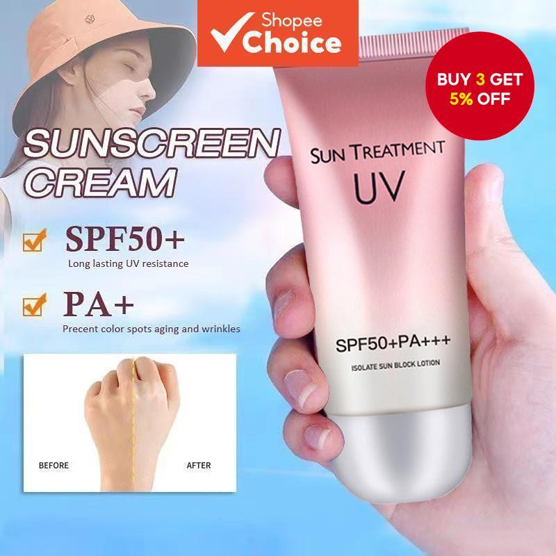 Intensive UV Sunblock Cream SPF50+ PA+ | Refreshing High Protection Broad Spectrum Sunscreen